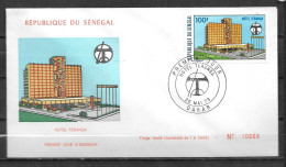 FDC - 1973 - Hôtel Téranga - 18 - 3 - Senegal (1960-...)