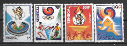 1988 - 768 à 771 **MNH - Jeux Olympiques à Séoul - 2 - Senegal (1960-...)