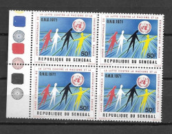 1971 - N° 346 **MNH - Année Contre Le Racisme - Sénégal (1960-...)