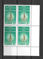 1968 - N° 303 **MNH - Année Des Droits De L'homme - Bloc De 4 - Sénégal (1960-...)