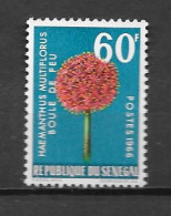 1966 - N° 282 **MNH - Fleurs - Senegal (1960-...)