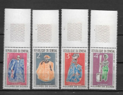 1966 - N° 266 à 269 **MNH - Poupées De Gorée - 1 - Sénégal (1960-...)