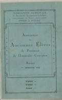 ROANNE ; ASSOCIATION DES ANCIENNES ELEVES DE L IMMACULEE - CONCEPTION : 1 ° SEMESTRE 1936 - Diplomas Y Calificaciones Escolares