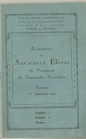 ROANNE ; ASSOCIATION DES ANCIENS ELEVES DE L IMMACULEE - CONCEPTION : 1 ° SEMESTRE 1936 - Diploma's En Schoolrapporten