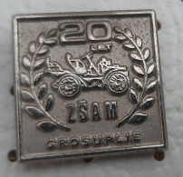 ZSAM Grosuplje 20 Years Federation Of Drivers And Mechanics Of Slovenia Yugoslavia Pin - Sonstige & Ohne Zuordnung