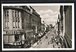 AK Krefeld, Friedrichstrasse Mit Cafe Kaiser-Haus  - Krefeld