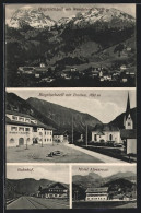 AK Bayrischzell, Gasthof Wendelstein Mit Traiten, Hotel Alpenrose, Bahnhof  - Other & Unclassified