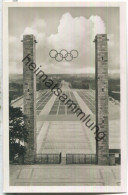 Berlin - Reichssportfeld - Osttor - Foto-Ansichtskarte - Amtliche Olympia-Postkarte - Charlottenburg