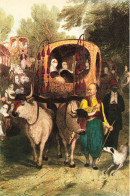 TURQUIE - XVIII Th Century - Carriage Ride - Charrette - Chien - Hommes - Femmes - Boeufs - Carte Postale - Turchia