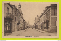 03 COSNE D'ALLIER Grande Rue Autos Anciennes Boutiques VOIR DOS - Autres & Non Classés