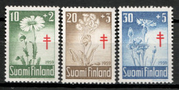 Finland 1959 Finlandia / Flowers MNH Tuberculosis Flores Blumen Fleurs / If86  34-58 - Other & Unclassified