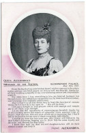 QUEEN ALEXANDRA - Message To The Nation - George Lee "Wulftruna" Series - Case Reali