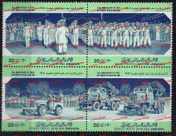 LIBYA LIBYAN ARAB JAMIHIRIYA LIBYE 1981 MNH MILITARY JEEP WILLY'S CARS AUTOMOBILE SOLDIERS SAILORS FLAGS TREE - Libia
