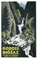 HAUTE SAVOIE  GORGES DE LA DIOSAZ  Vallée De Chamonix ( Carte Illustrée ) - Other & Unclassified