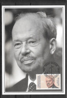 1990 - 930 - Timbre De Deuil - Prince François-Joseph II - 24 - Cartes-Maximum (CM)