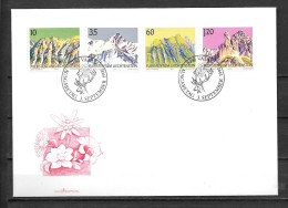 1990 - 941 à 944 - Montagnes - 26 - FDC