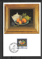 1990 - 931 - Peintures De Benjamin Steck - 25 - Cartas Máxima
