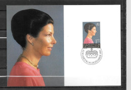 1984 - 802 - Princesse Marie-Aglaé  - 10 - Cartas Máxima