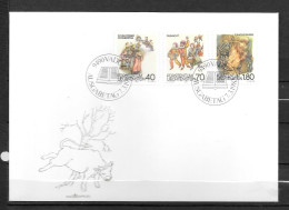 1983 - 759 à 761 - Carnaval Et Carème - 5 - FDC