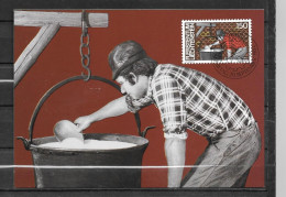 1982 - 746 - Homme Et Travail - Industrie Laitière - 4 - Cartoline Maximum