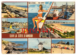 CPM - SUR LA CÔTE D'AMOUR - Pornichet - Le Croisic - Le Pouliguen - La Baule - Batz - Saint-Marc - N°3901 - Ed. Chapeau - Pornichet