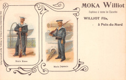 59-POIX-DU-NORD- CARTE PUB- MOKA WILLIOT ET FILS - MARIN RUSSE - MARIN JAPONAIS - Other & Unclassified