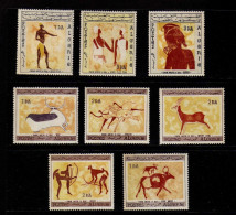 Algerie -. (1966-67) - Peintures Rupestres Du Tassili N'ajer Au Sahara - Neufs** - MNH - Algerien (1962-...)