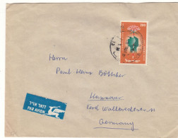 Israël - Lettre De 1956 - Exp Vers Hannover - Valeur 5 $ En ....2010 - Storia Postale