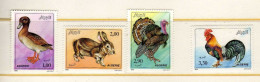 Algerie -. (1990) - Faune - Animaux De La Ferme - Neufs** - MNH - Argelia (1962-...)