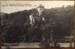 Cpa 24 Dordogne, Environs Des Eyzies, Ruines Du Château De Commarque, éd Bloc, Frères, Non écrite - Les Eyzies