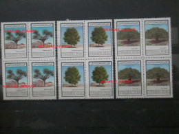 YEMEN PDR PEOPLE'S DEMOCRATIC REPUBLIC (SOUTH) 1981 BAUMEN FLORA TRESS FICUS VASTACONOCARPUS LANCIFOLIUS MAERUA PLANT - Bäume