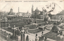 BELGIQUE - Bruxelles - Expositions De 1910 - Jardins Hollandais Et Pavillon De Monaco - Carte Postale Ancienne - Expositions Universelles