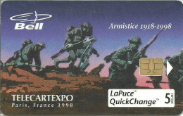 Canada: Bell - TélécarteExpo Paris 1998, Armistice 1918-1998. Mint - Kanada