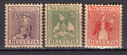 T3589 - SUISSE SWITZERLAND Yv N°154/56 * Pro Juventute - Nuevos