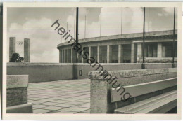 Berlin - Reichssportfeld - Osttor - Deutsche Kampfbahn - Foto-Ansichtskarte - Amtliche Olympia-Postkarte - Charlottenburg