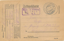 Valenciennes - Feld-Poststation N°2 – Der 6 Armée 28.2.16 – Genesungs-Abteilung – Armee Bavarois - 1. Weltkrieg 1914-1918
