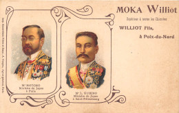 59-POIX-DU-NORD- CARTE PUB- MOKA WILLIOT ET FILS -MR MOTONO JAPON- MR L. KURINO JAPON - Other & Unclassified