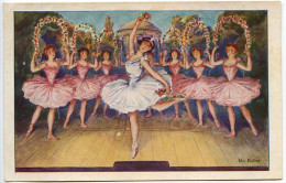 CPA 9 X 14 Un Ballet  Collection Du Talon Le Gaulois  Ets Bergougnan Clermont-Ferrand  Danseuses Pointes Ballerines - Publicidad