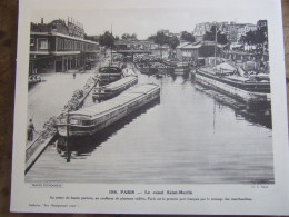 PARIS / LE CANAL SAINT-MARTIN - Geografia