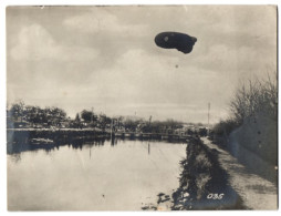 Fotografie 1.WK, Fesselballon & Deachenballon Für Die Artillerie-Beobachtung Steigt Auf  - Krieg, Militär