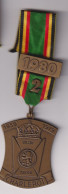 Médaille Union Nationale Des Sous Officiers En Retraite Charleroi  1980 - Bélgica