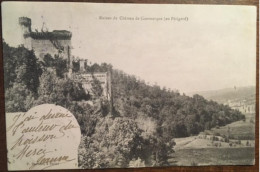 Cpa 24 Dordogne, Ruines Du Château De Commarque En Périgord, éd Daudrix, Dos Simple,  écrite En 1902? - Les Eyzies