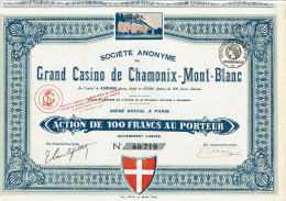 74-GRAND CASINO DE CHAMONIX-MONT-BLANC. SA DU ...    DECO - Other & Unclassified