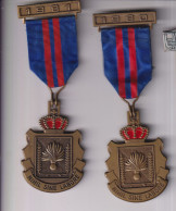 Lot 2 Médailles Gendarmerie   1980-1981 - Bélgica