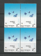 Bosnia Hercegovina 2003 Europa Butterflies 4-block Y.T. 397a/397b   ** - Bosnien-Herzegowina