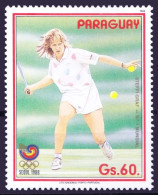 Paraguay 1988 MNH, Steffi Graf, Olympic Games, Sports, Tennis B - Tenis