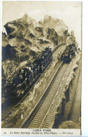 CPA 9 X 14  PARIS Luna Park  Le Scenic Railway  Descente Du Pikes Peakes - Parks, Gardens