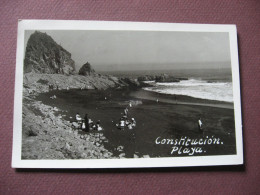 CPA PHOTO CHILI Constitucion Playa RARE PLAN ? 1950 1960 - Chile