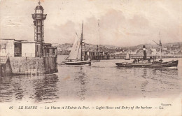 FRANCE - Le Havre - Les Phares Et L'entrée Du Port - Carte Postale Ancienne - Portuario