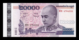 Camboya Cambodia 20000 Riels 2008 Pick 60 Sc Unc - Cambodja